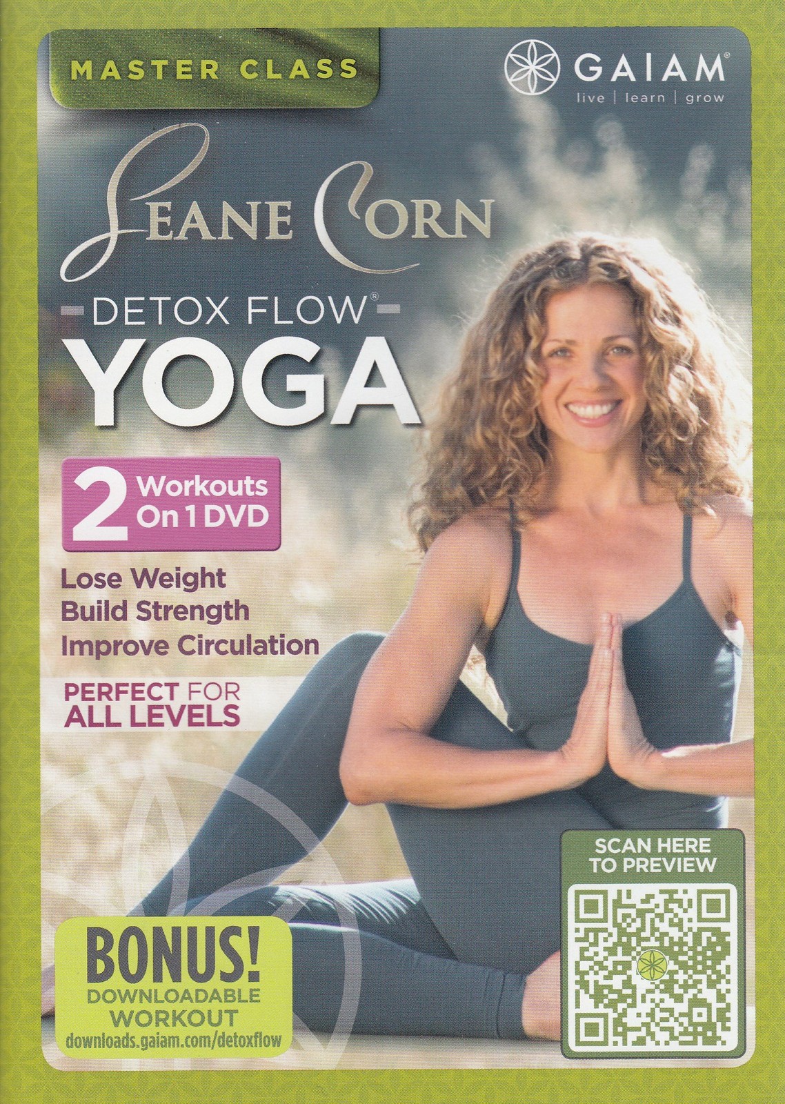 Seane Corn - Detox Flow Yoga - - dvd - New