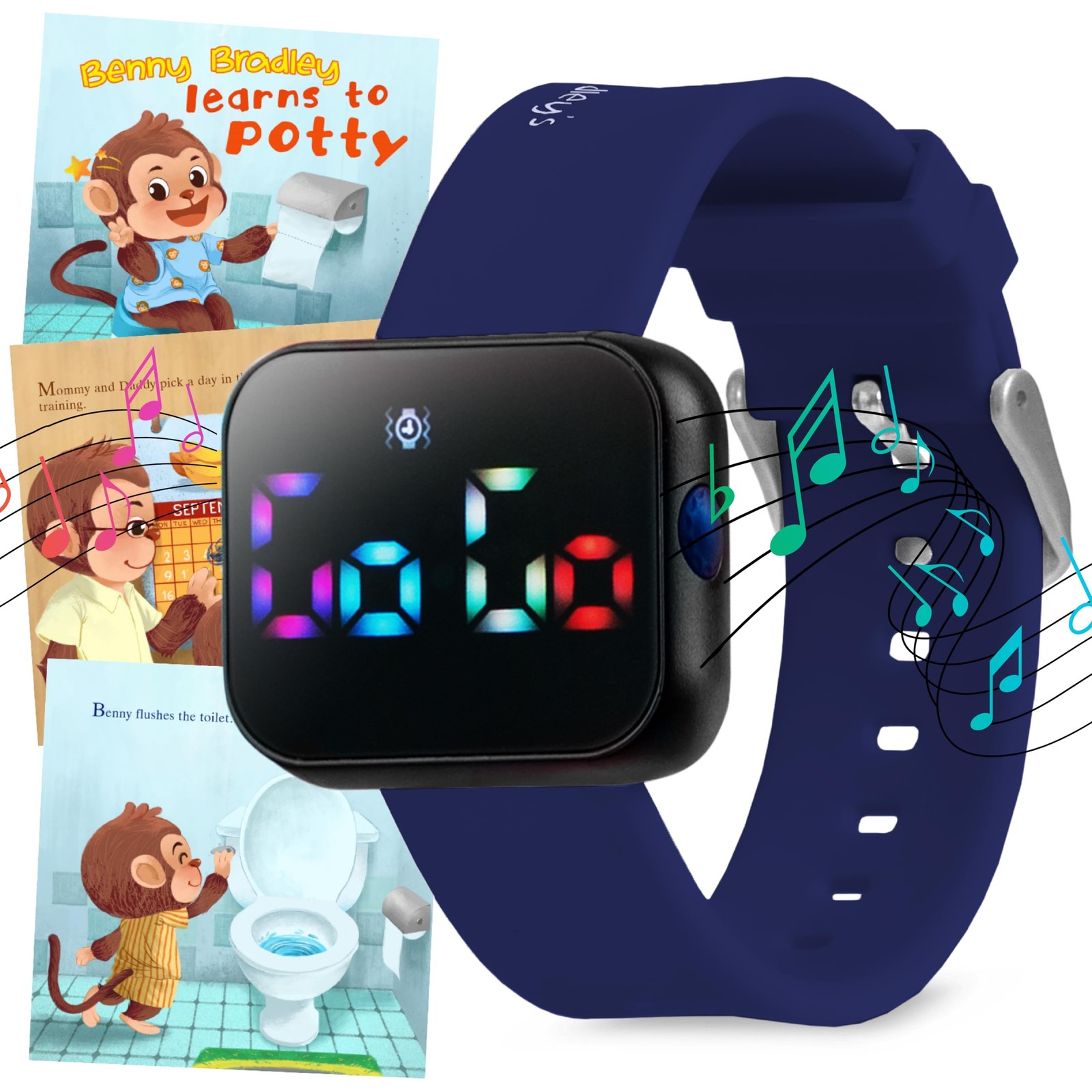 Potty Training Watch for V4 – A Water Resistant Toilet Reminder Device for Bo...