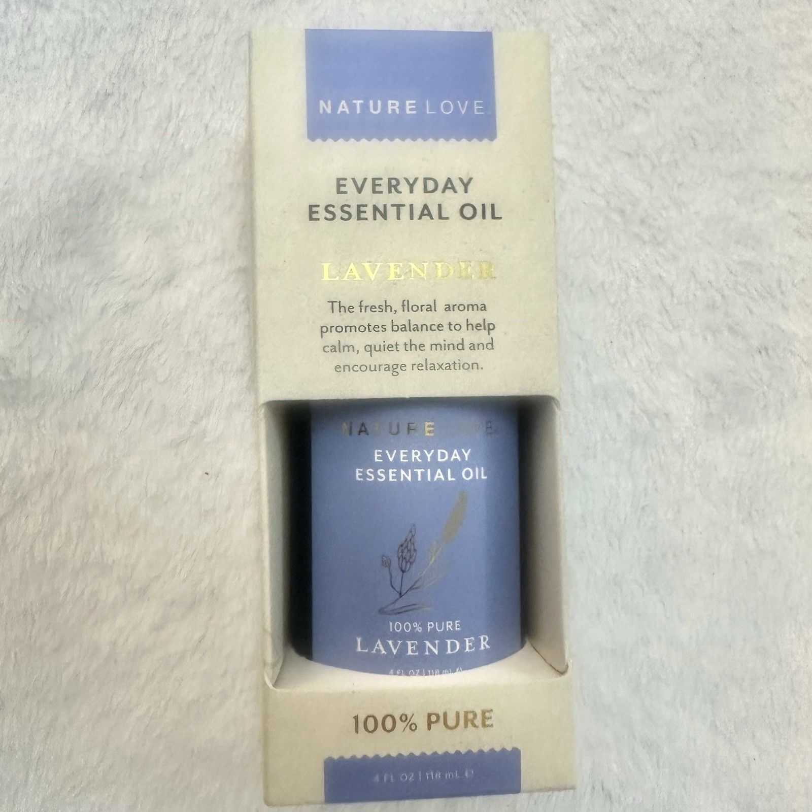 Oil Essential Blend Dropper Relax Unwind Nature Love 100% Pure Lavender 4oz NEW