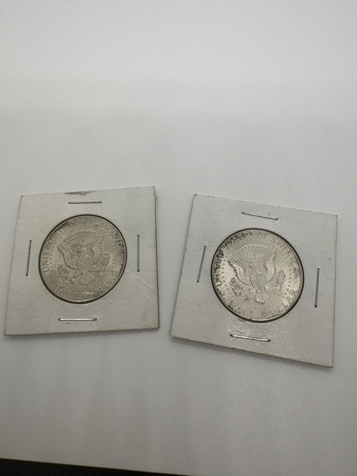 Silver coins 1964 US half dollar (90%)  Very Nice condition 2 Item lot !! Nice!!