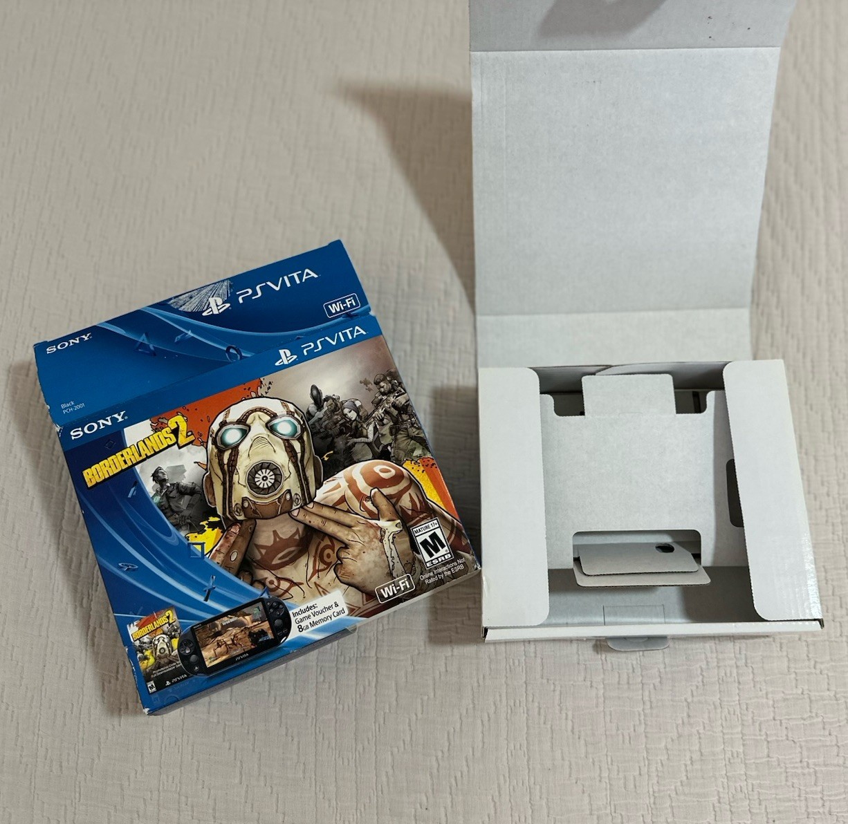 Sony PlayStation PS Vita PCH-2001 -Borderlands 2 Console Bundle Box/Inserts Only