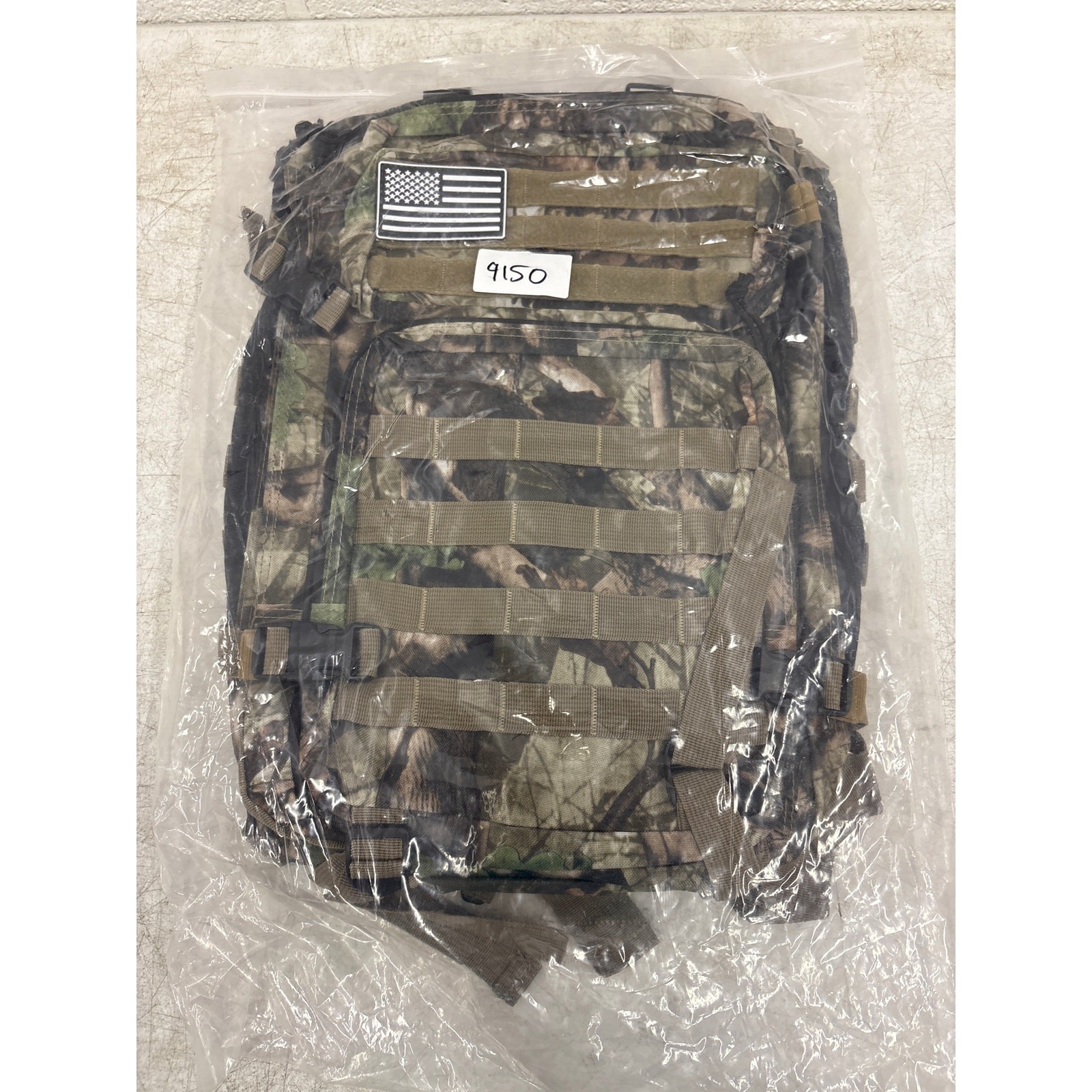 45L Tactical Rucksack Backpack Travel Bag Hiking Backpack - Camo with Storage