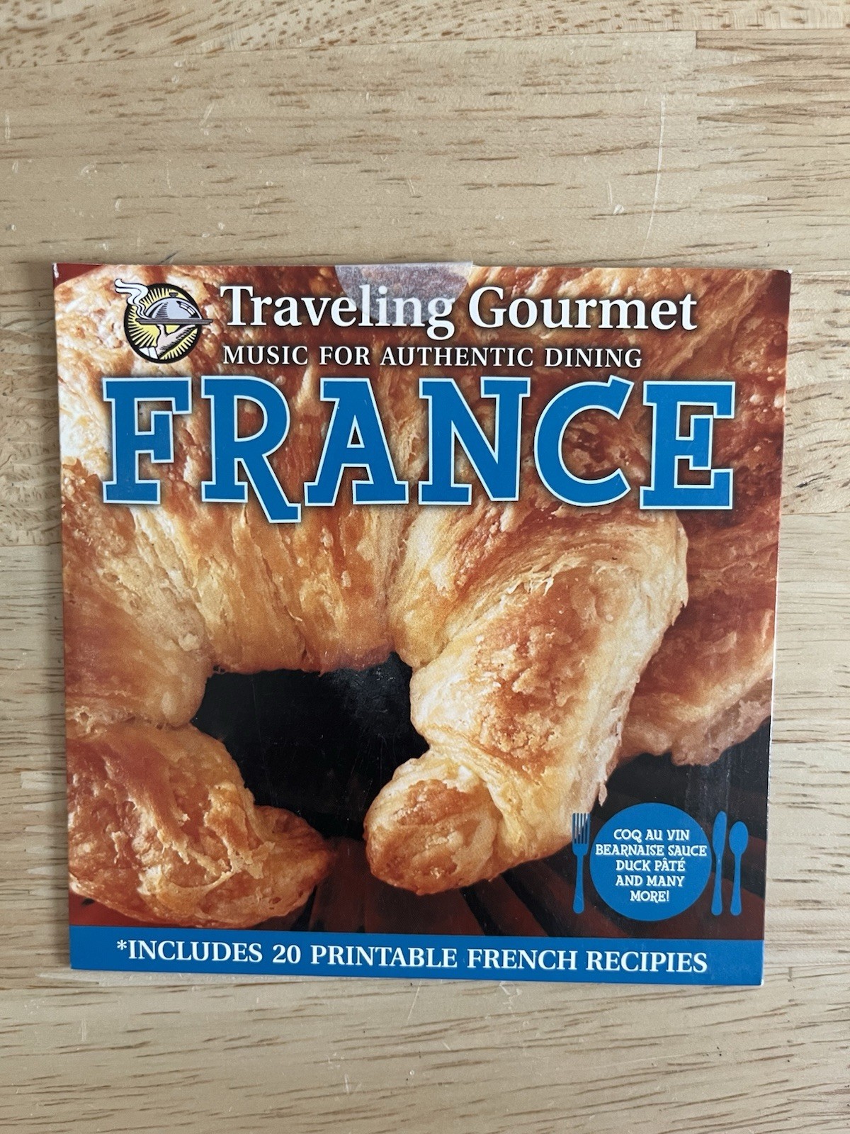 Vintage Traveling Gourmet France Music Recipe Computer Software PC Rare 2007