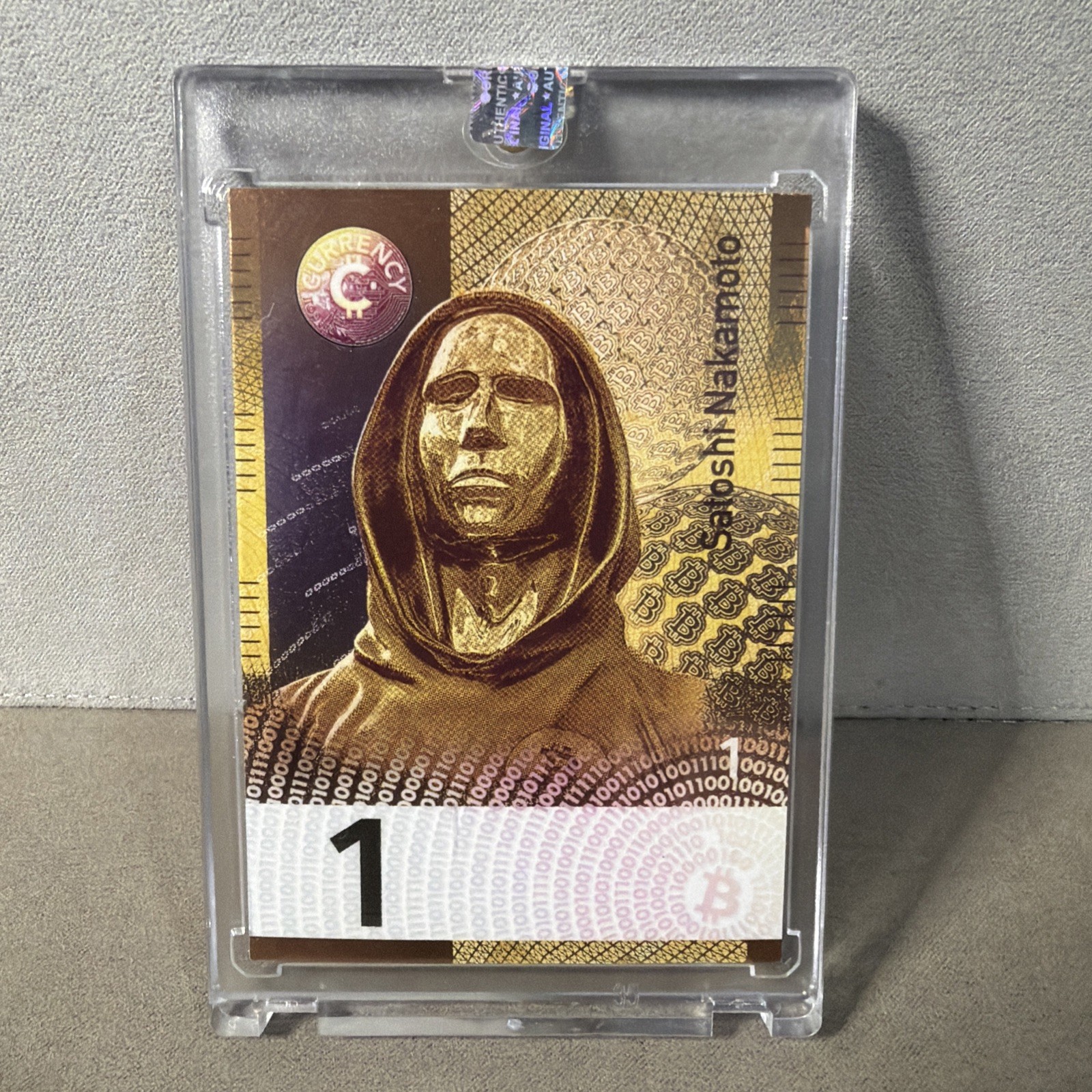 Cardsmiths Currency Series 3 - Cold Foil - Satoshi Nakamoto