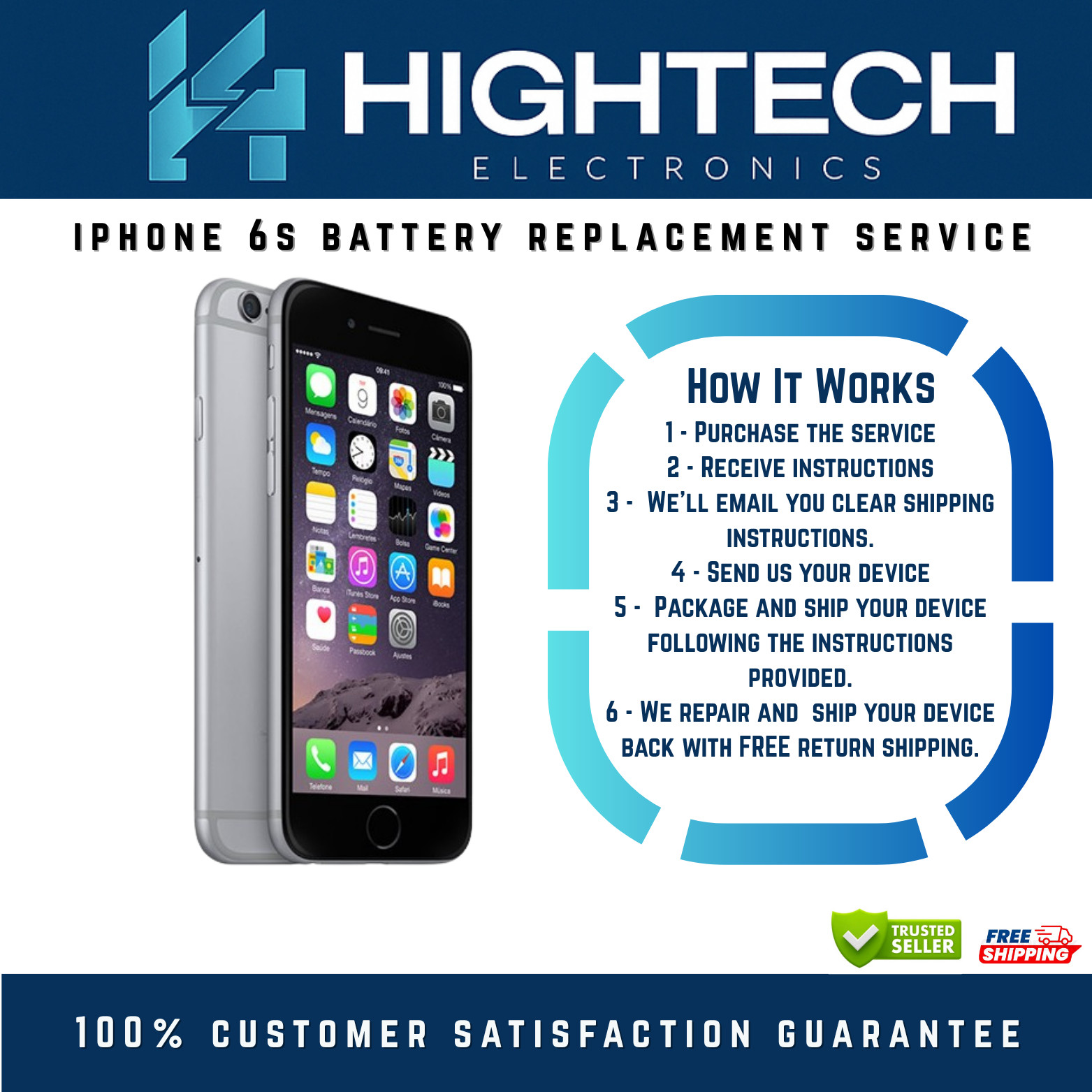 iPhone 6S Battery Replacement Service Repair