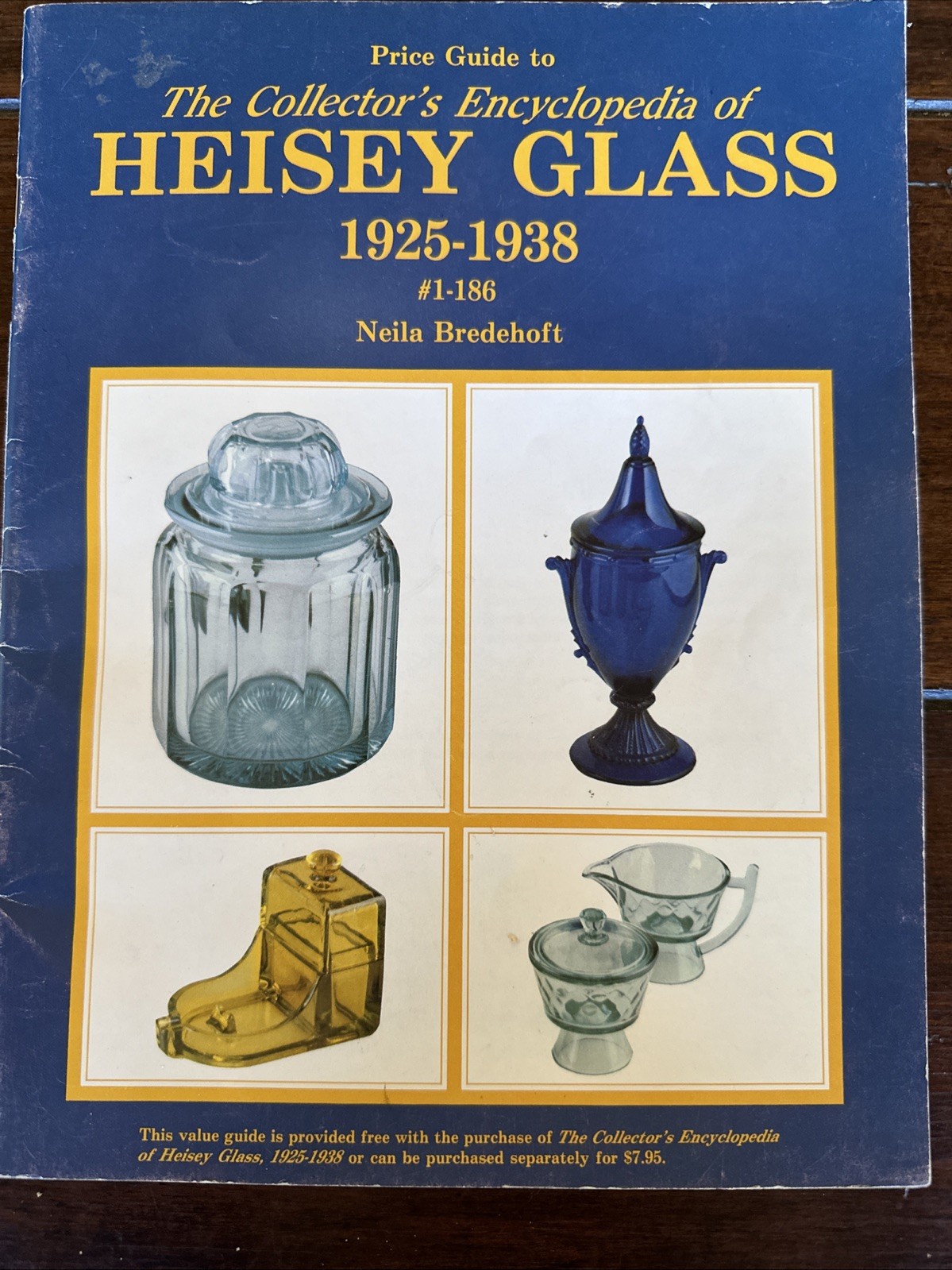Heisey Glass Price Guide 1925 - 1938 #1-186 Neila Bredehoft PB Good