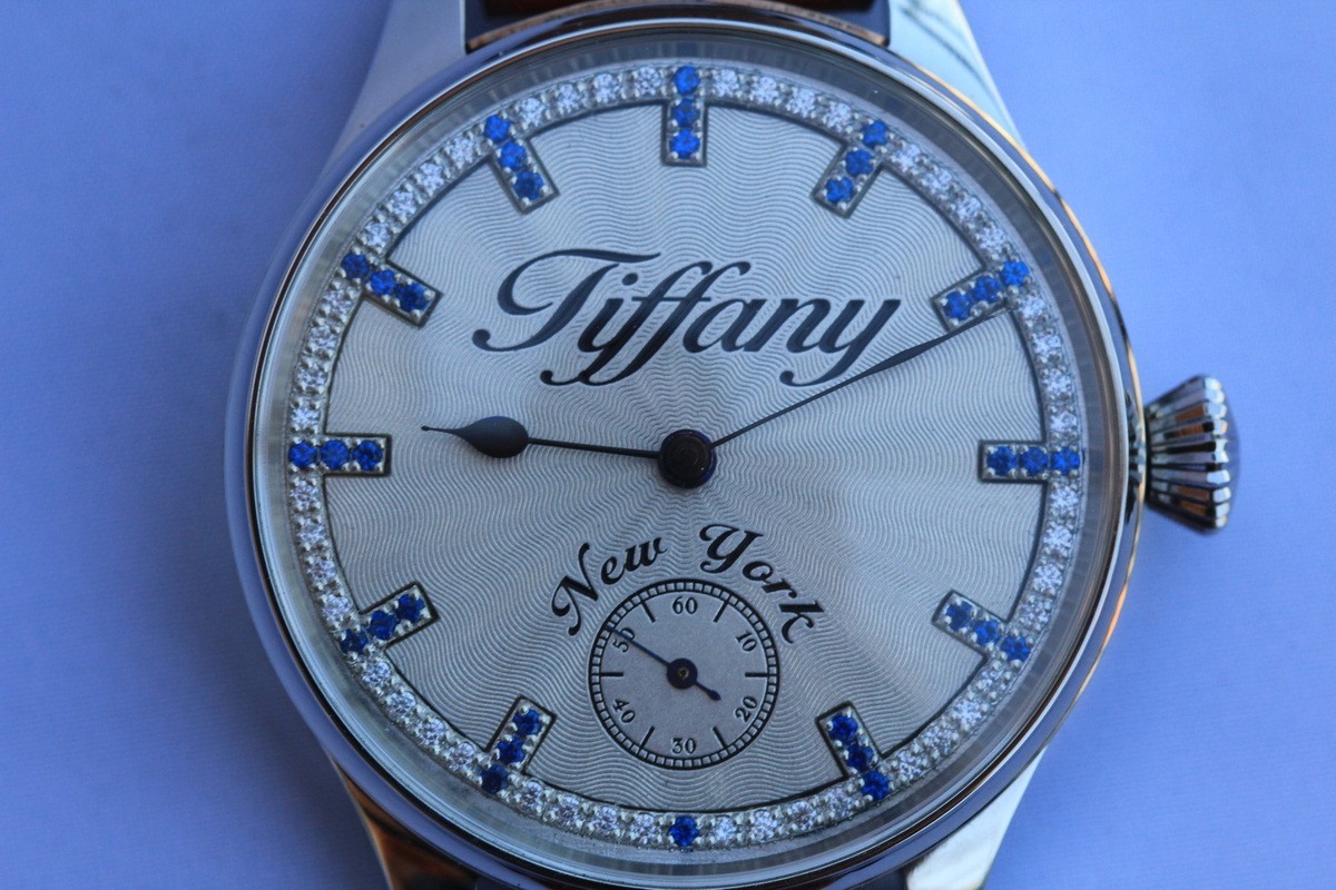 Vintage pocket movement Patek Philippe for Tiffany wristwatch from the 1890s