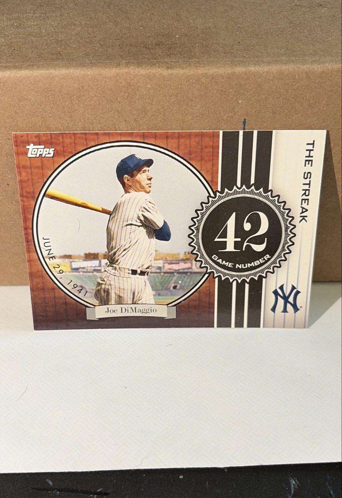 2007 Topps - The Streak Joe DiMaggio #JD42