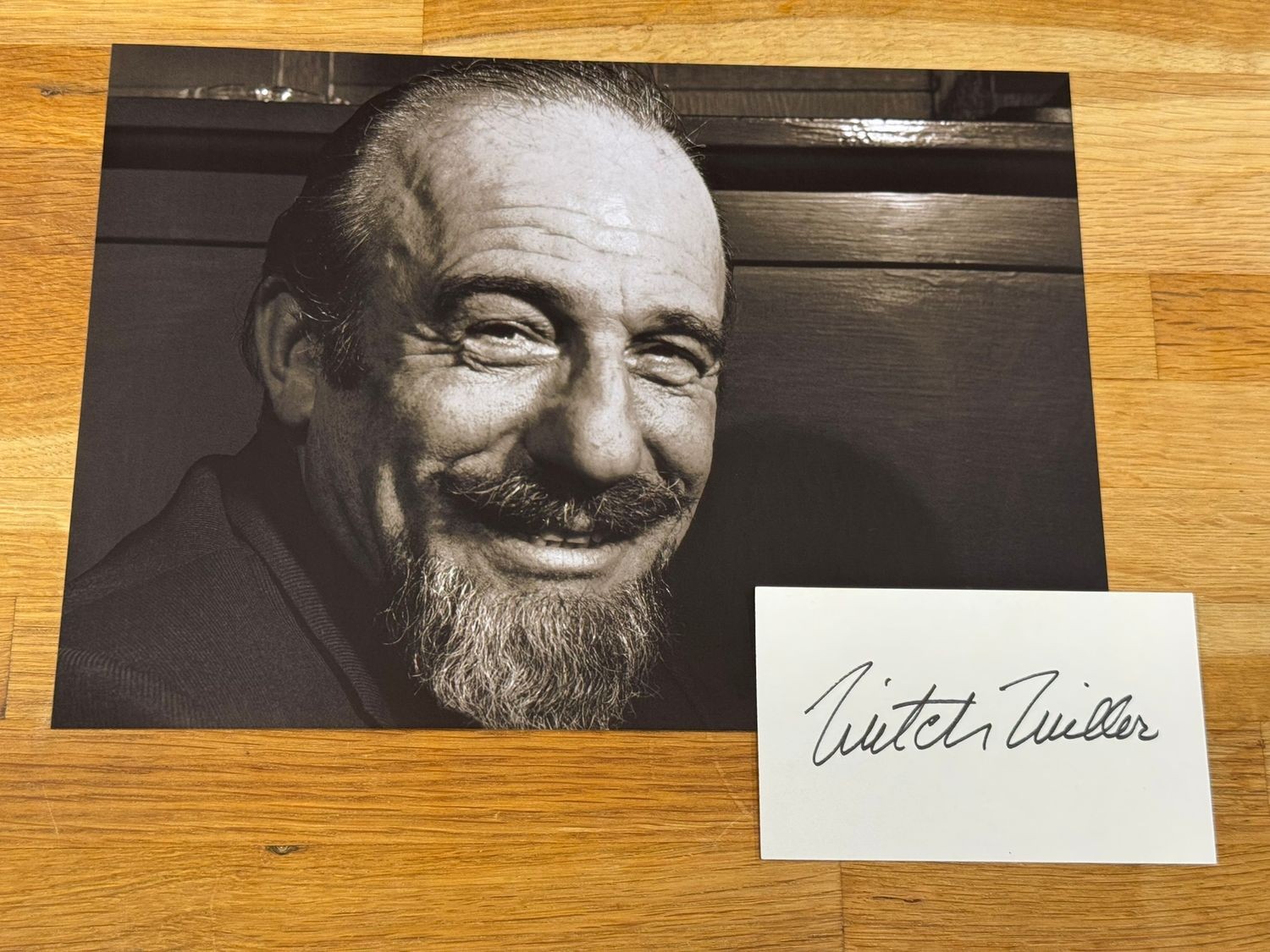 Mitch Miller Bandleader and TV personality, genuine Autograph
