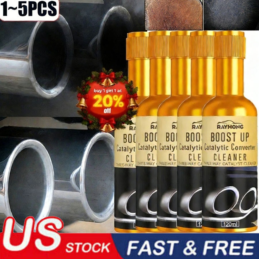 Boost Up Vehicle Engine Catalytic Converter Cleaner Cleaning Multipurpose 1-5PCS