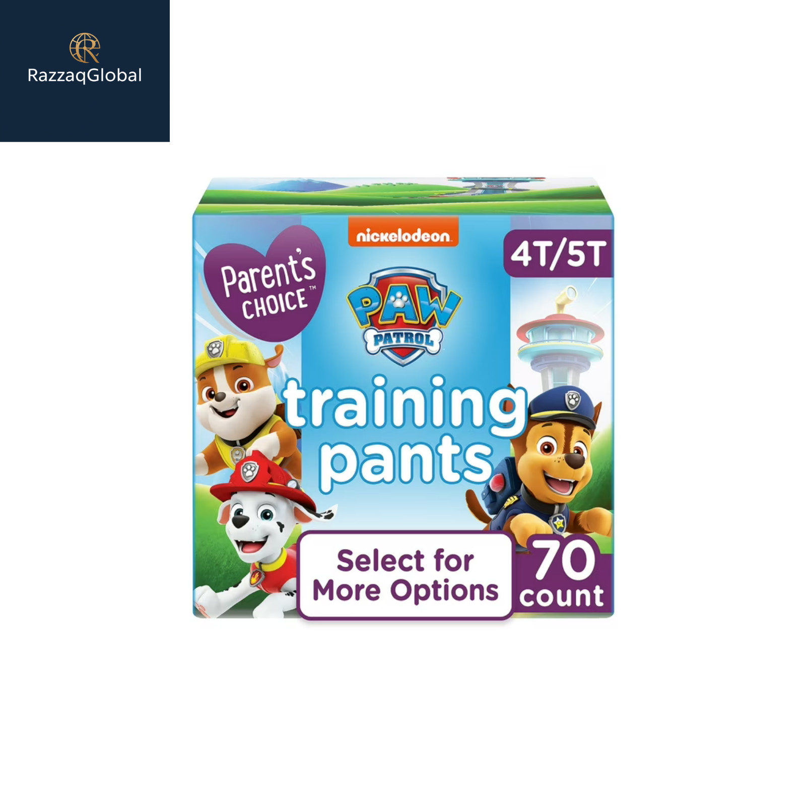 Parent's Choice Paw Patrol Training Pants for Boys, 4T/5T, 70 Count