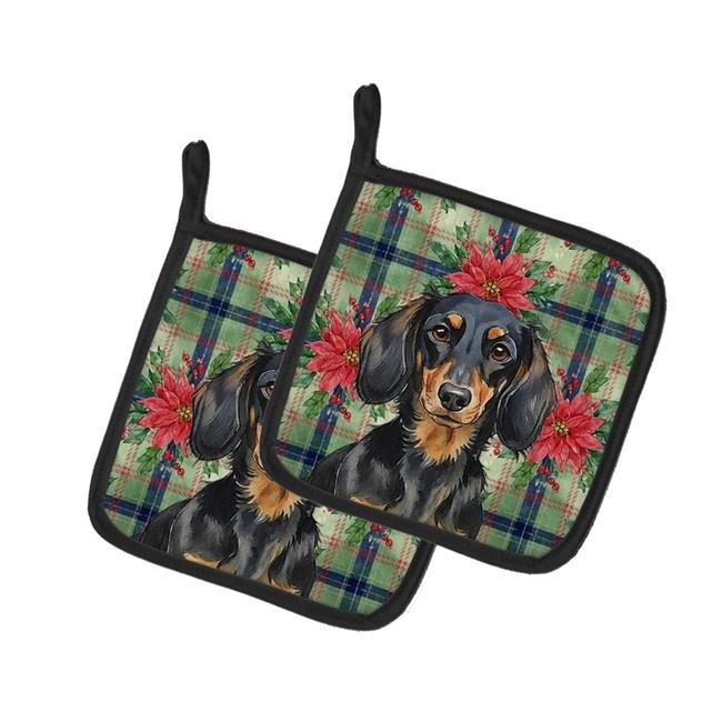 Carolines Treasures WDK8595PTHD Unisex Adult Longhaired Black & Tan Dachshund...