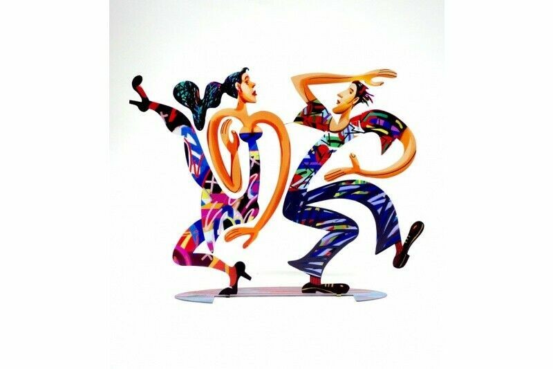 Pop art Pop art Metal sculpture - " New dancers " by DAVID GERSTEIN