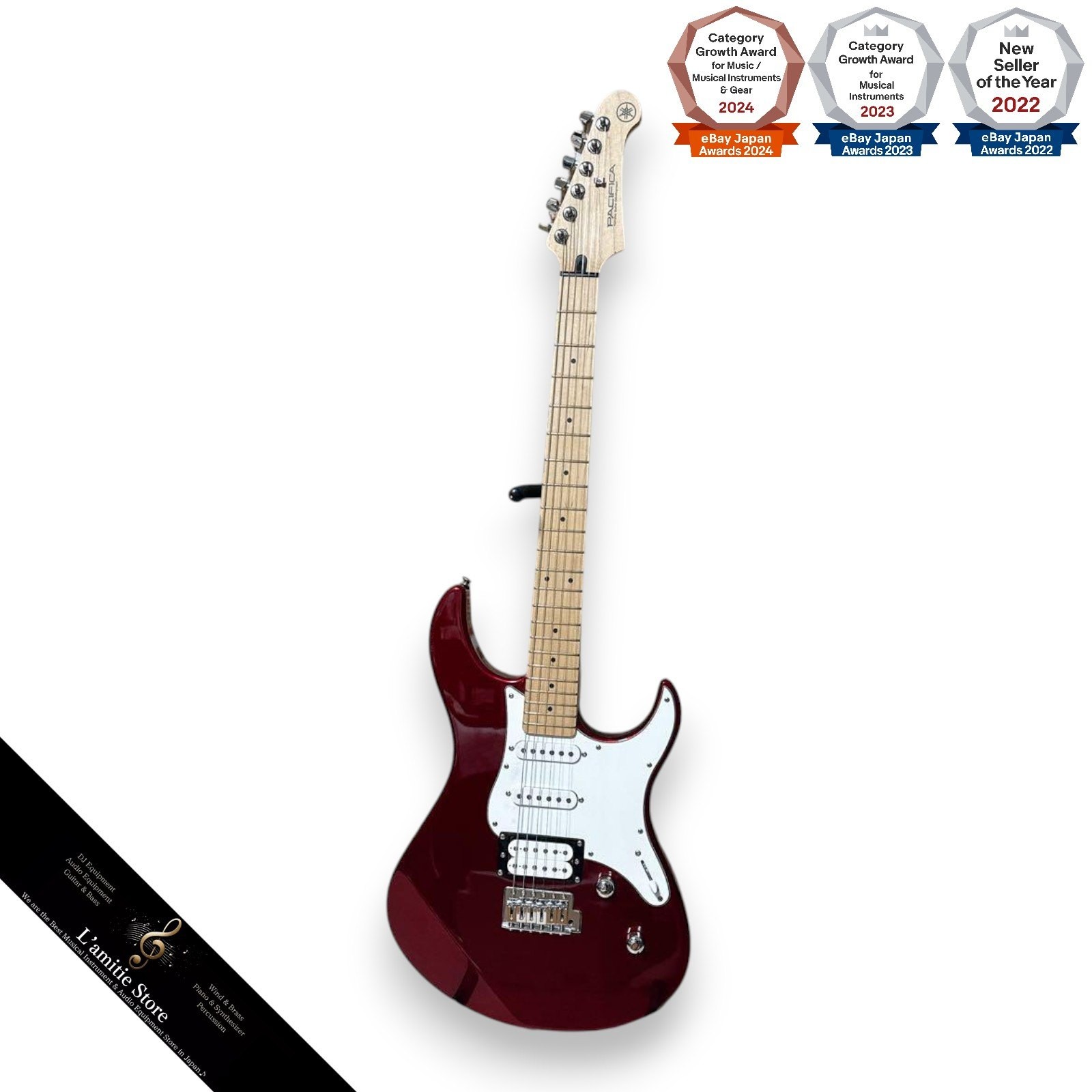 Yamaha PACIFICA PAC112VM Electric Guitar Red Excellent Condition Tested