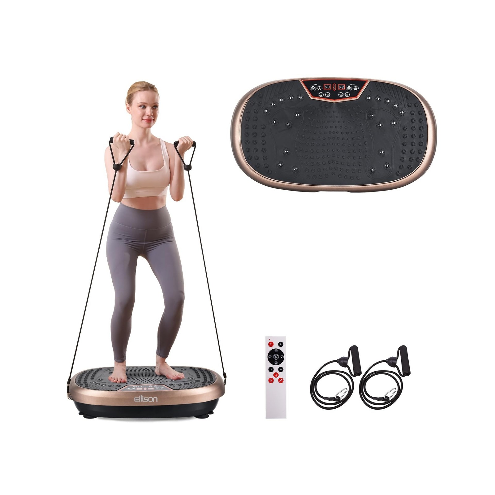 EILISON FitMaxx 3D XL Vibration Plate Exercise Machine - Whole Body Workout V...