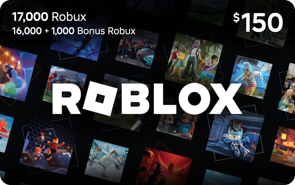 Roblox $150 Physical Gift Card [Includes Free Virtual Item] [Redeem Worldwide]