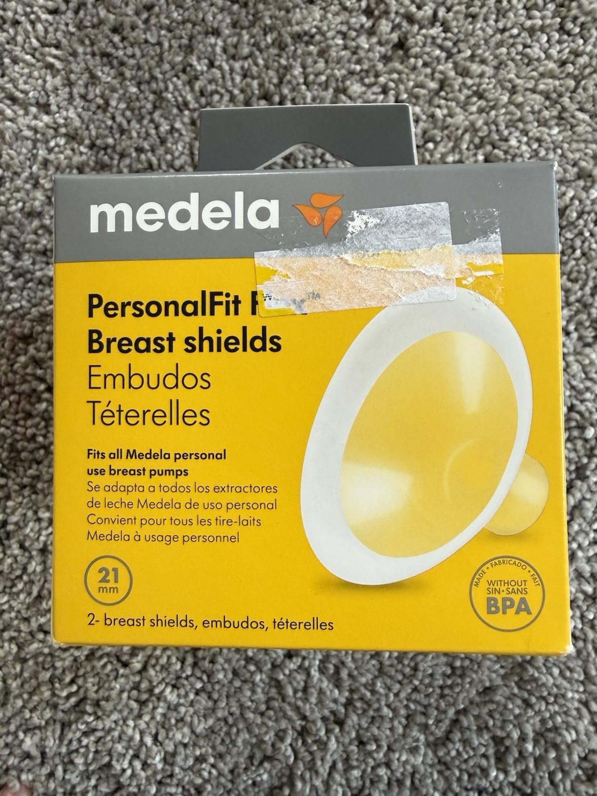 Medela PersonalFit Flex Breast Shield - Fit All Medela Personal Pumps - 21mm/2pk