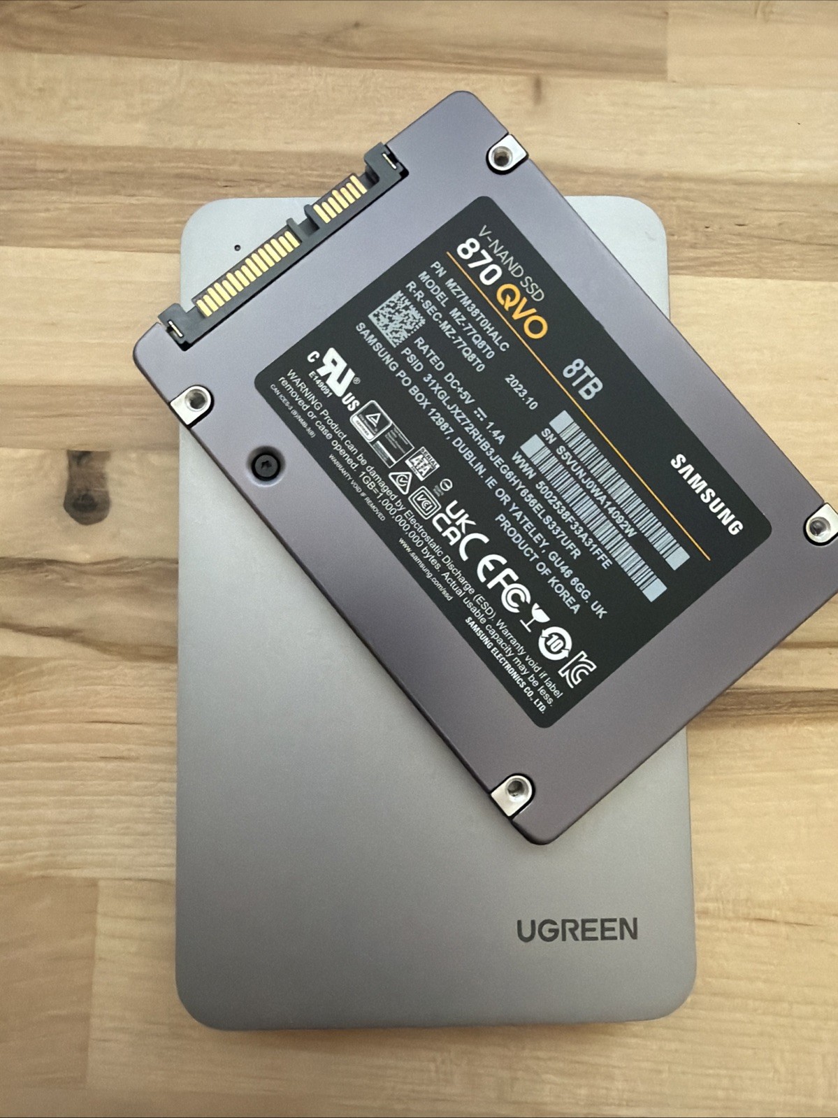 Samsung 870 QVO 8TB 2.5 Inch Internal SSD - MZ-77Q8T0B/AM