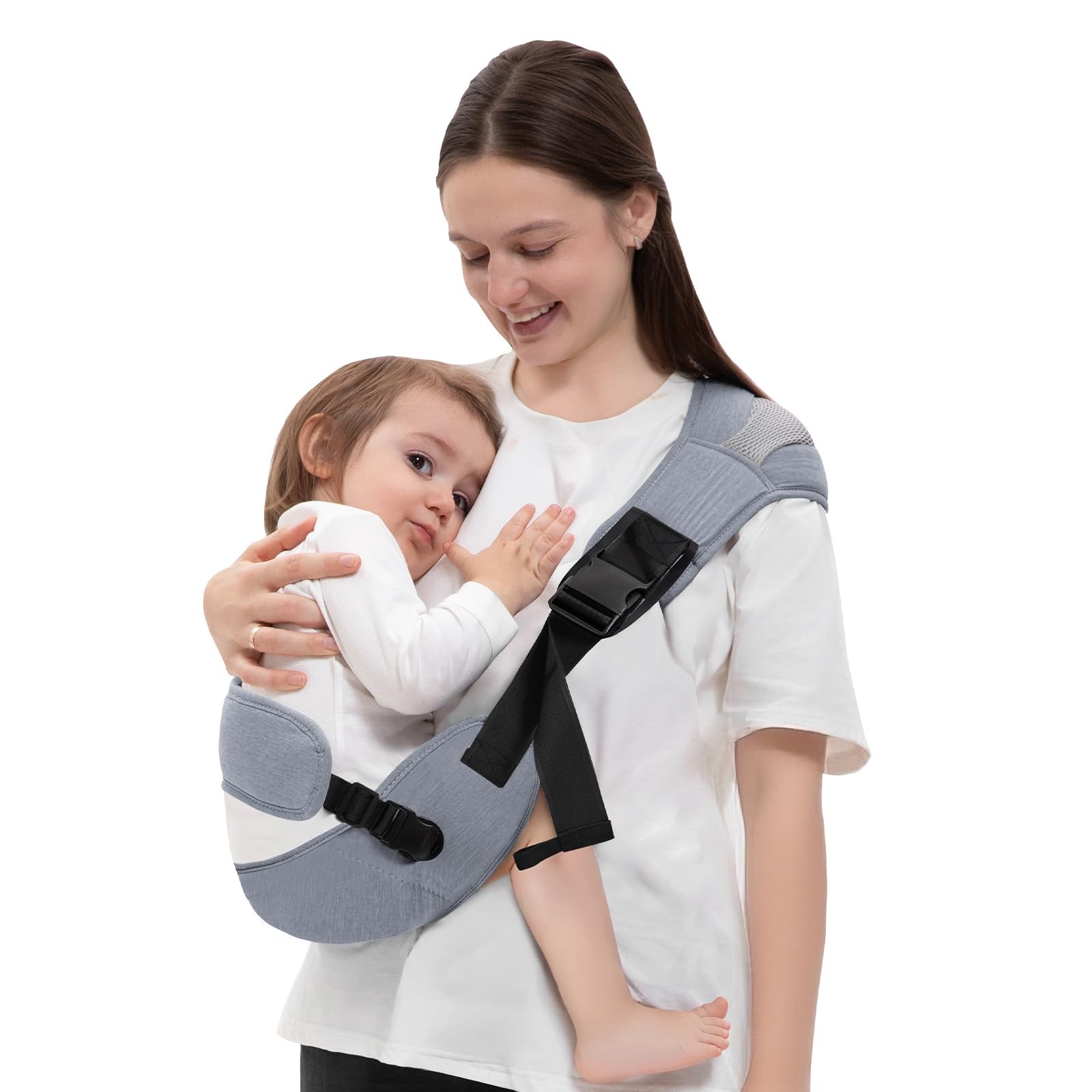 COSDIG Baby Carrier Newborn to Toddler - Adjustable Sling for Grey 