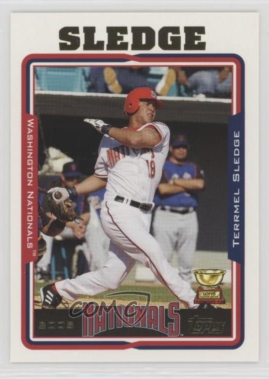 2005 Topps Terrmel Sledge #418 0b3