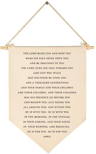 The Lord Bless You And Keep You Banner-Psalms Christian Inspiraional Pennant 