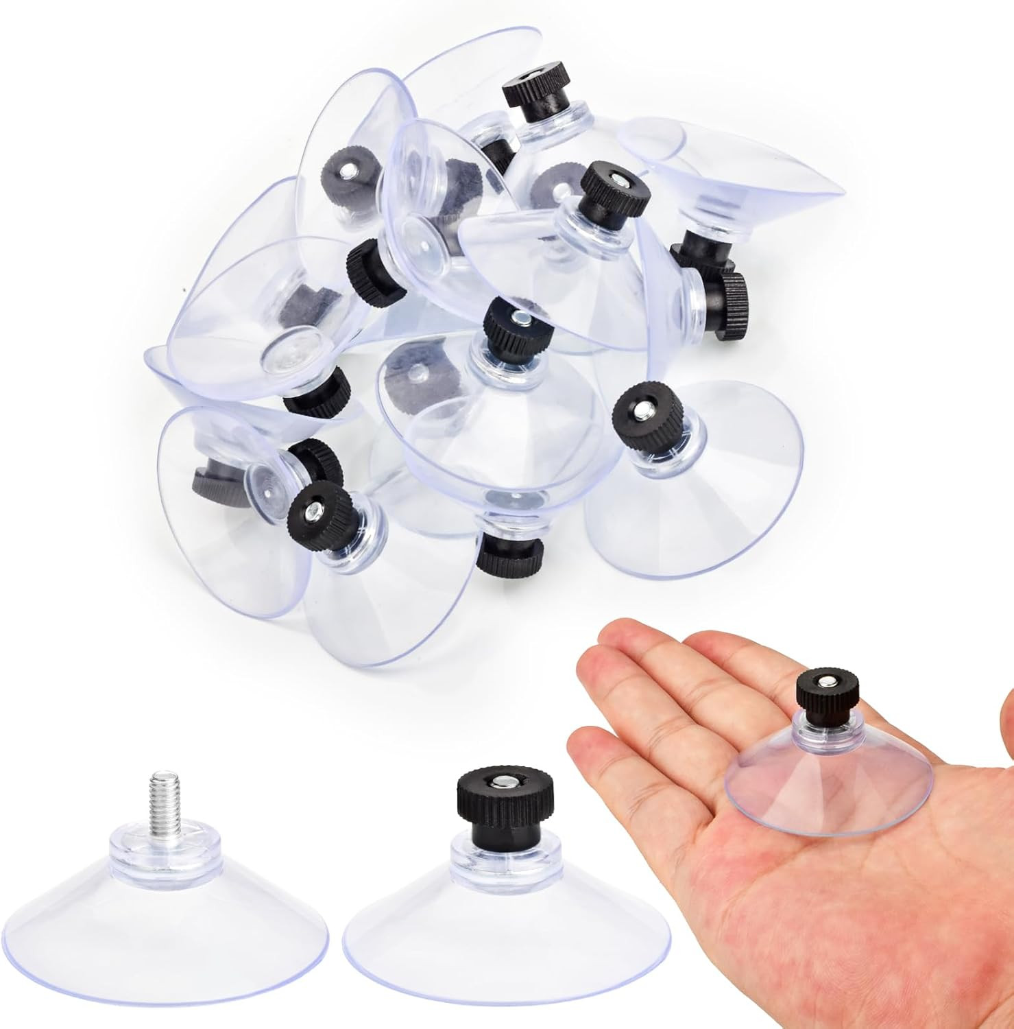 Suction Cup 40 Mm Glass Suction Pads Clear PVC Sucker Pads Suction Holder withou