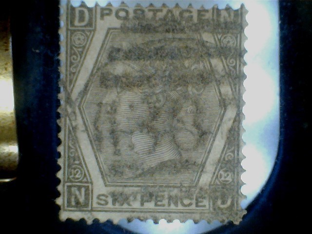 Stamps GB QV  Surface printed issue 6d Chestnut