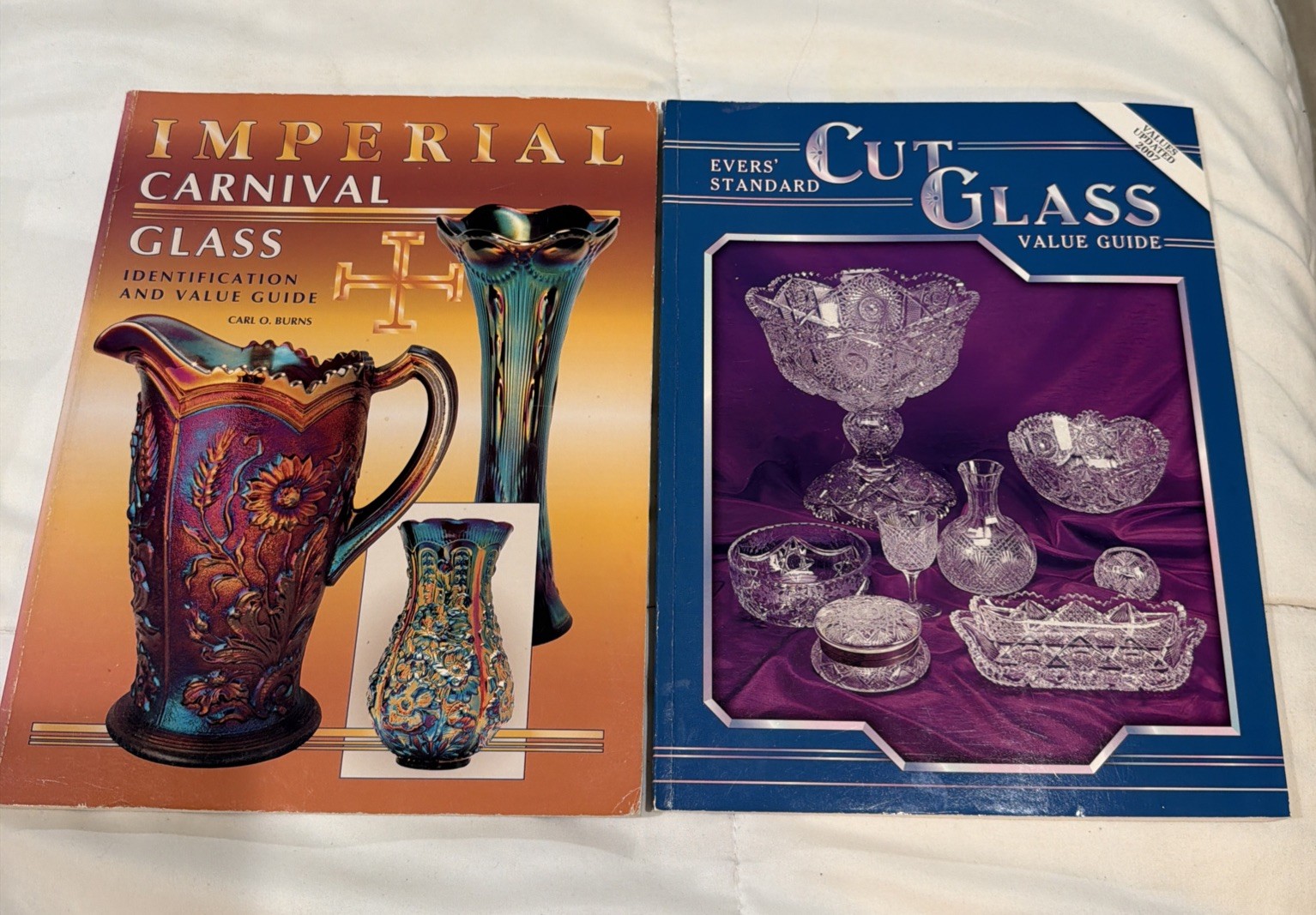 IMPERIAL CARNIVAL GLASS IDENTIFICATION AND VALUE GUIDE BY CARL O. BURNS
