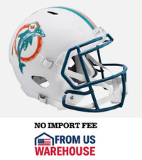 Miami Dolphins 1980-96 Throwback Speed Full Size Replica Football Helmet