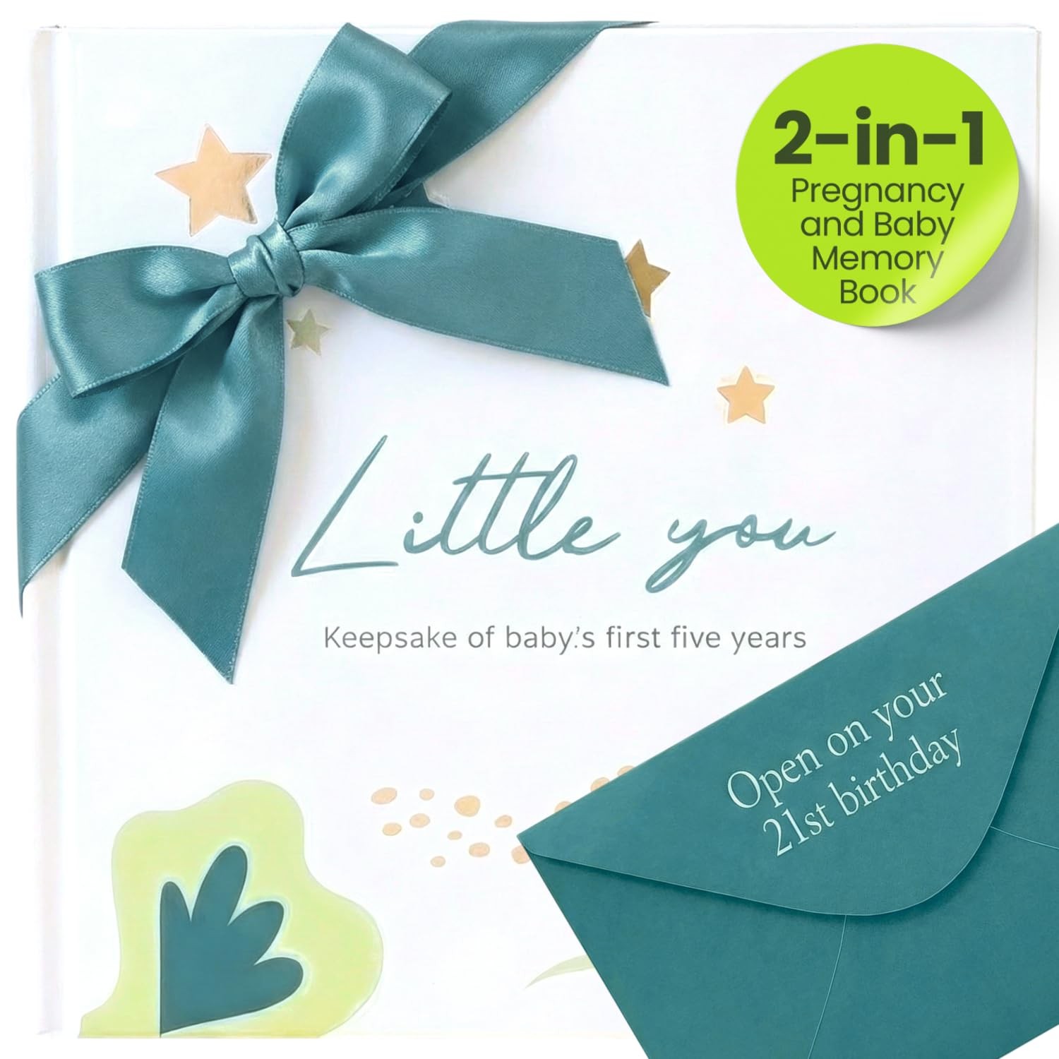 Little You – Baby Memory Book & Pregnancy Journal (120 Pages) – Newborn to 5 ...