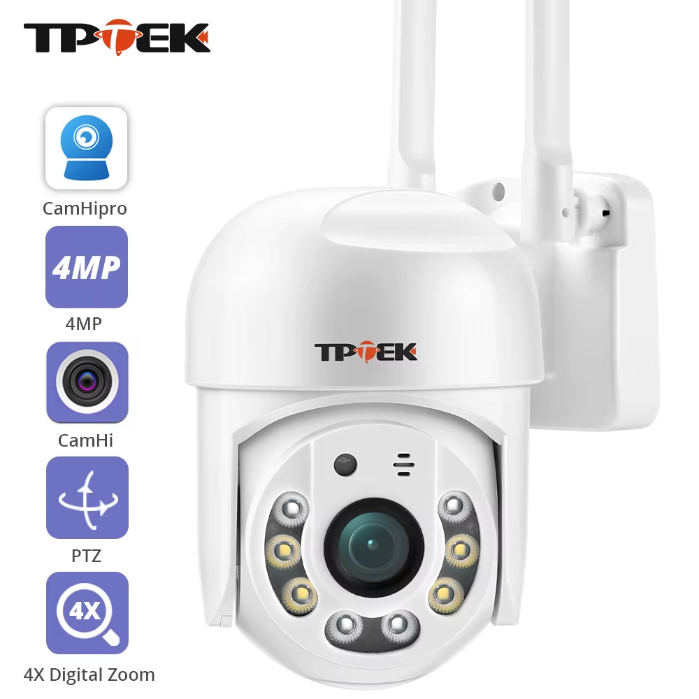 4MP PTZ WIFI IP Camera 1080P CCTV Surveillance Security Protection Wi Fi Outdoor