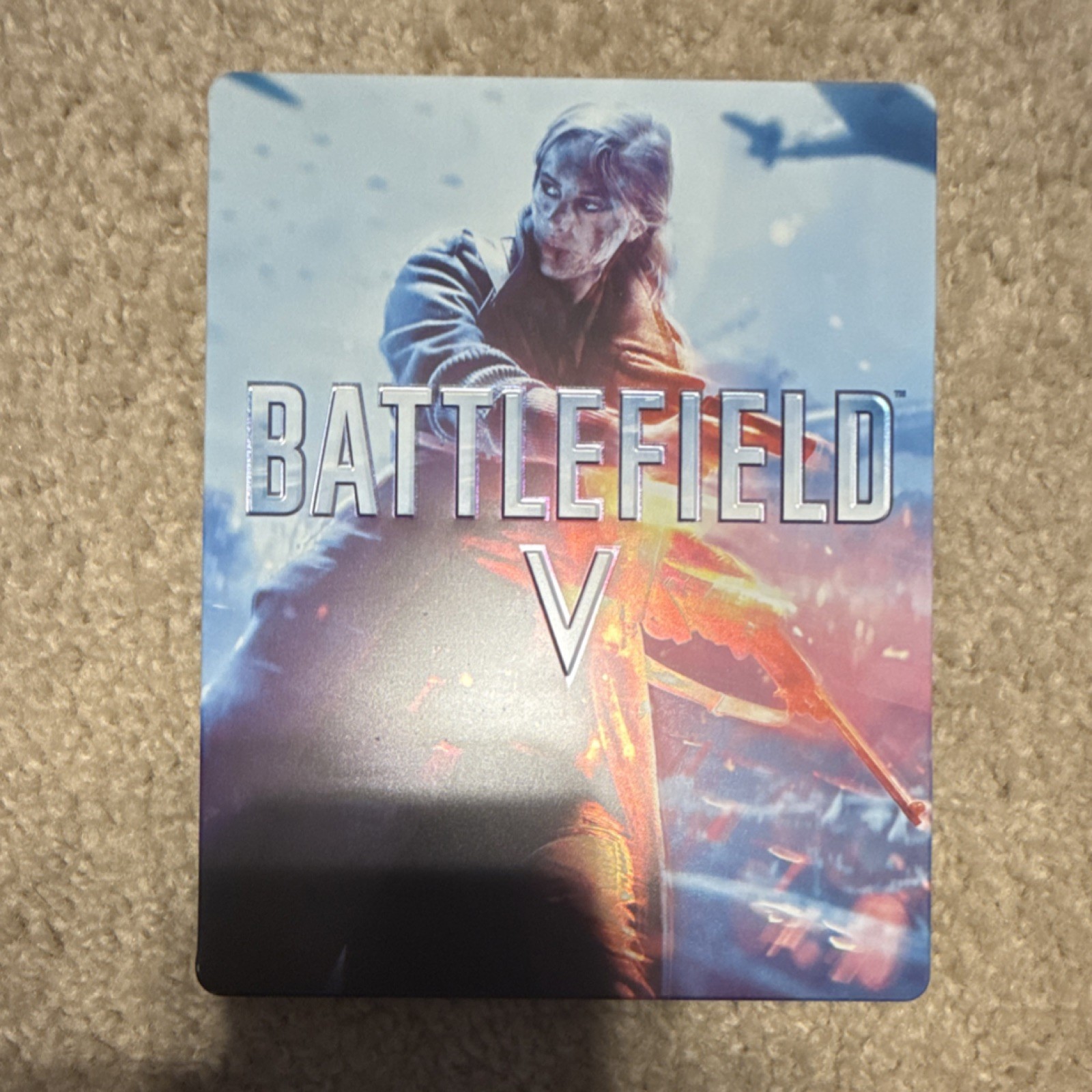 Battlefield V SteelBook Case for Game Collectors Limited Edition Metal Cover