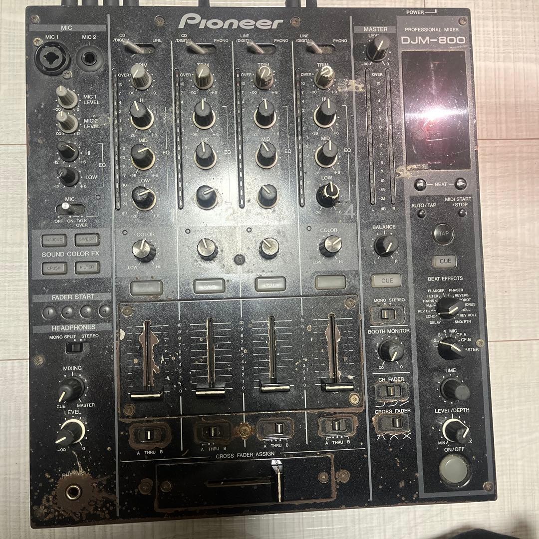 Pioneer DJM-800 Professional DJ Digital Mixer 4-Channel 4ch Audio Sound Gear Pro