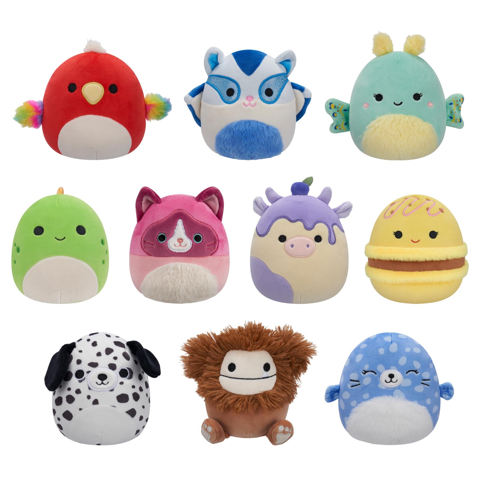 Squishmallows Original 10-Pack Official Jazwares Plush Little Amazon Exclusive