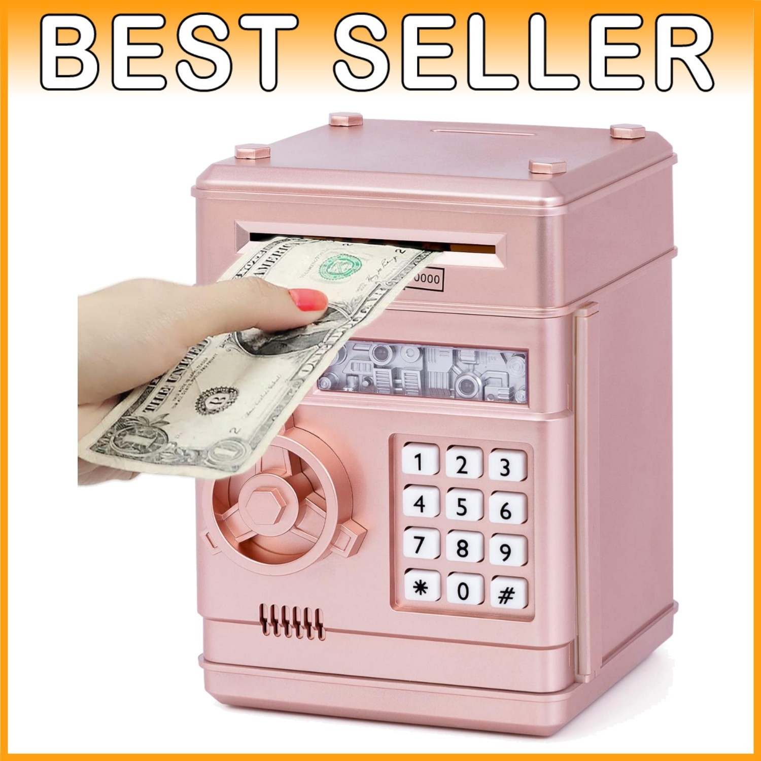 Kids Electronic ATM Coin Bank, Money Savings Box
