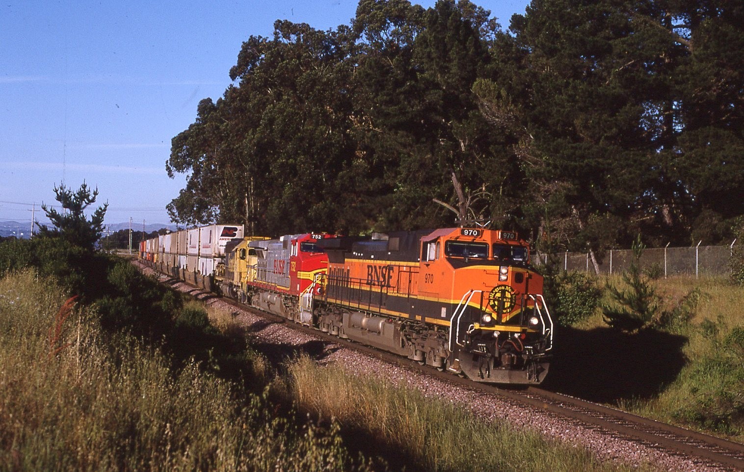 Original Train Slide BNSF #970 North Bay CA 1998