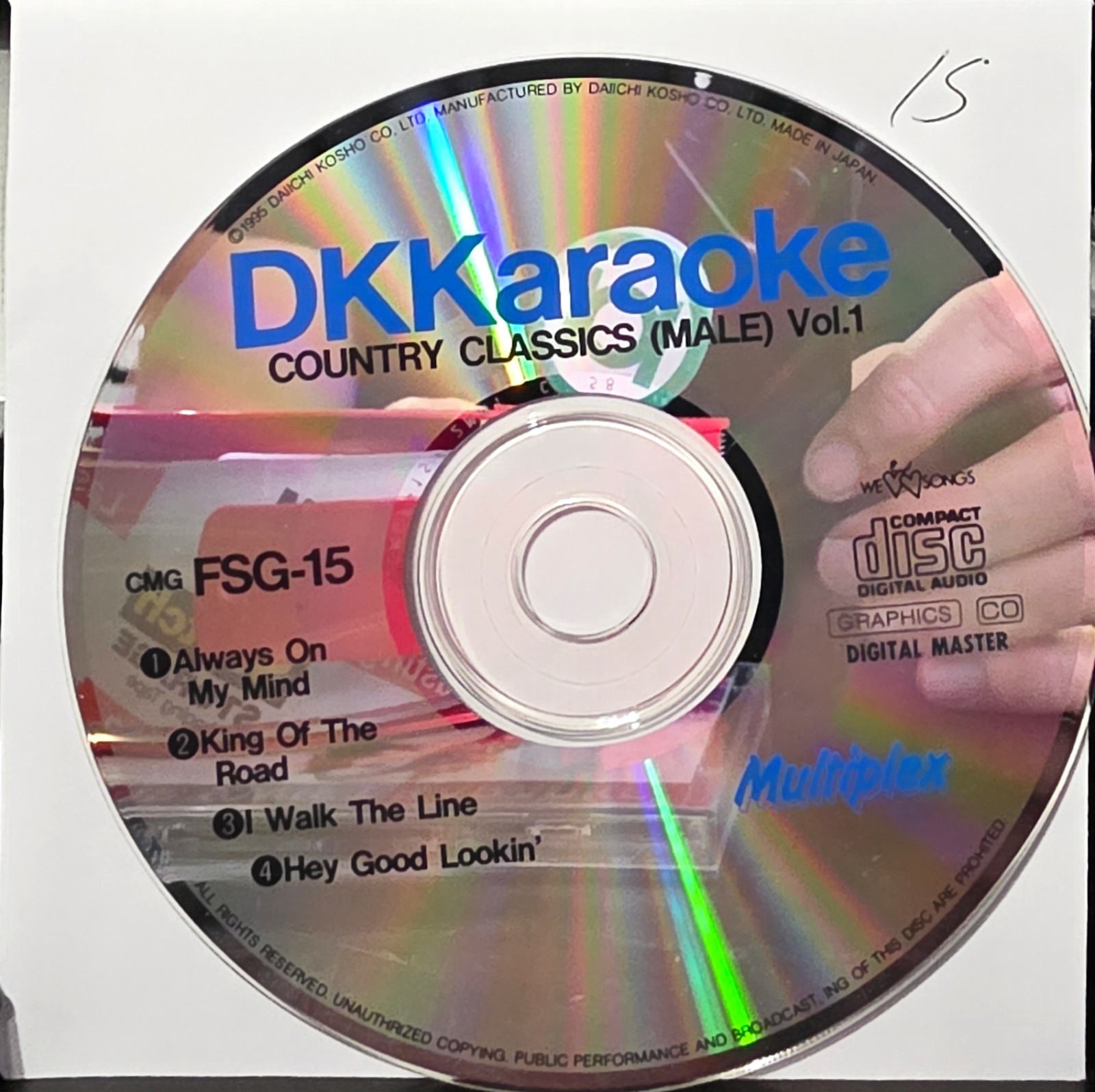 15      DK         KARAOKE CDG  LOT LONG DRIVE