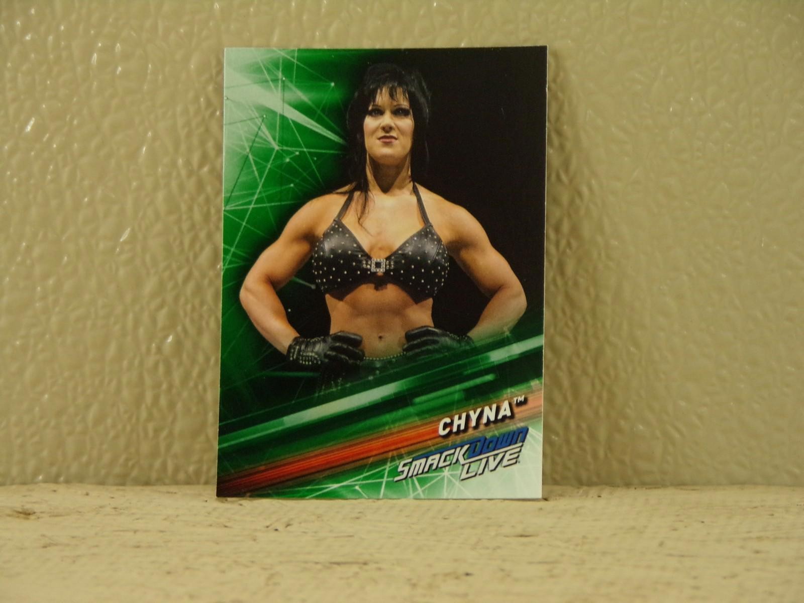 2019 Topps WWE Smackdown Live Wrestling GREEN #69 Chyna - Legend