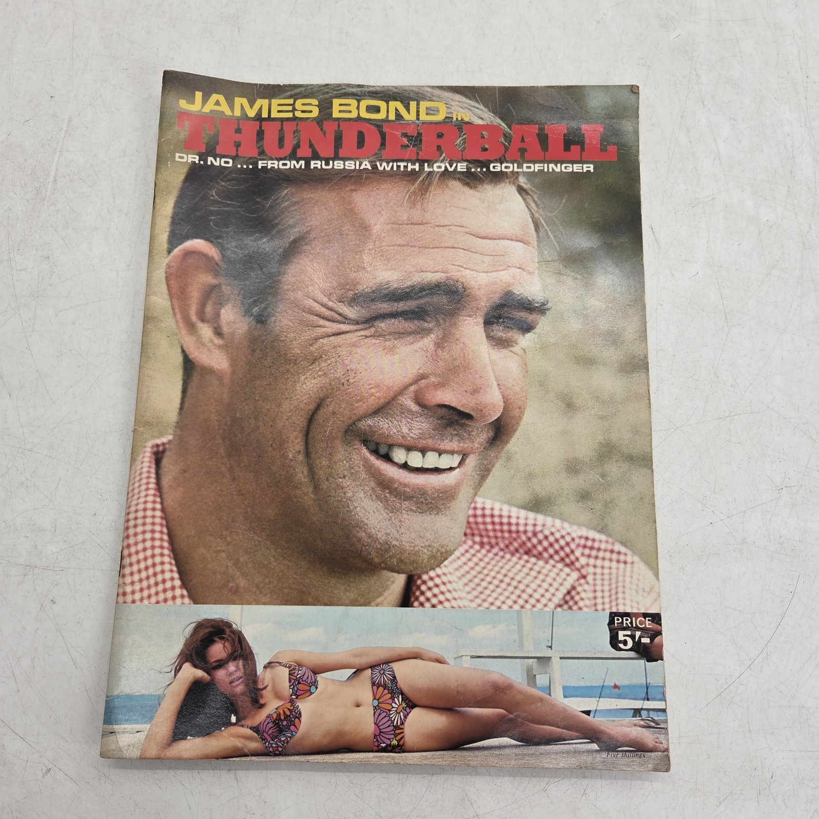 James Bond Thunderball Programme Film Premiere Brochure 1965 Sean Connery 007