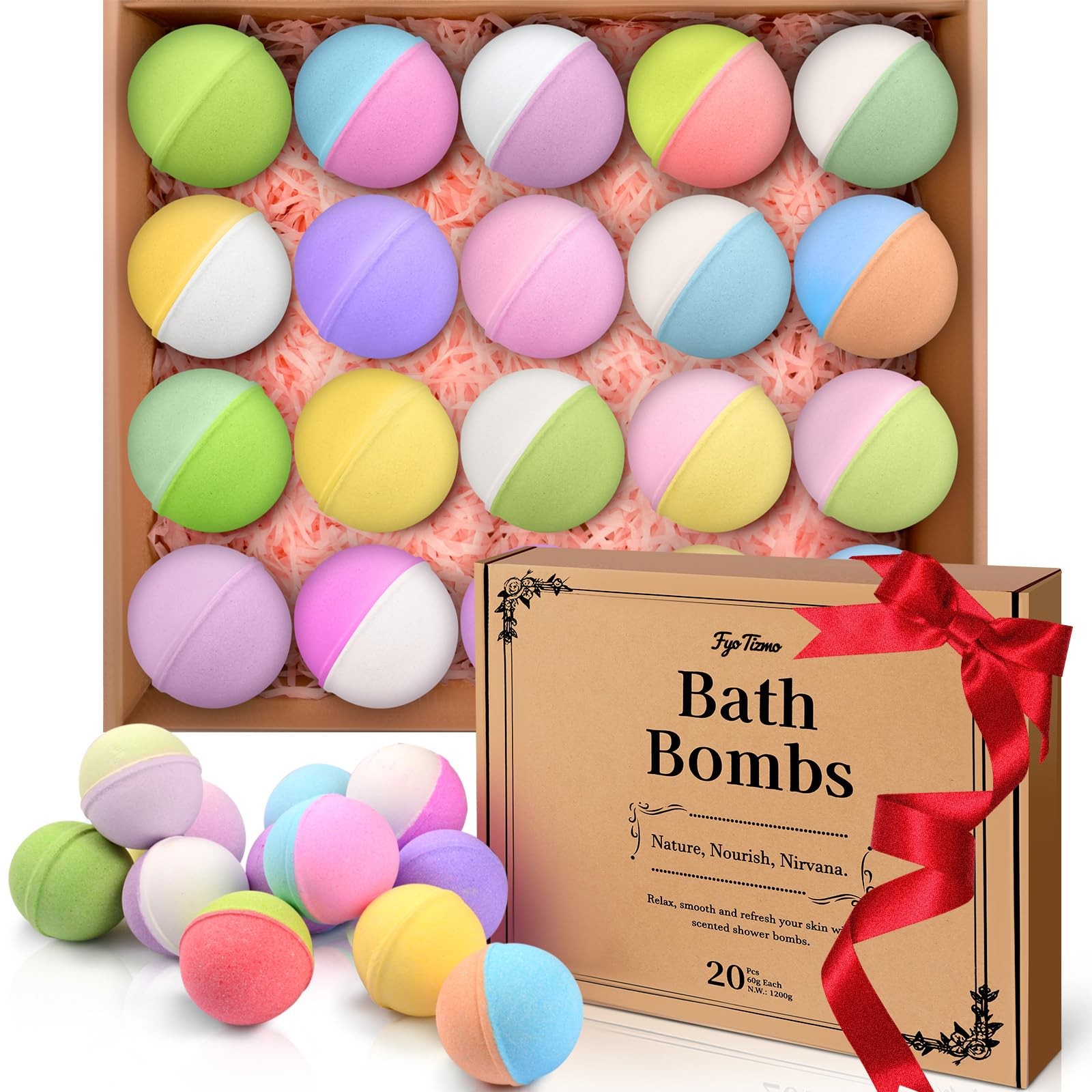 Bath Bombs for Women Gift Set, 1 Count (Pack of 20), *20 Pack Set 