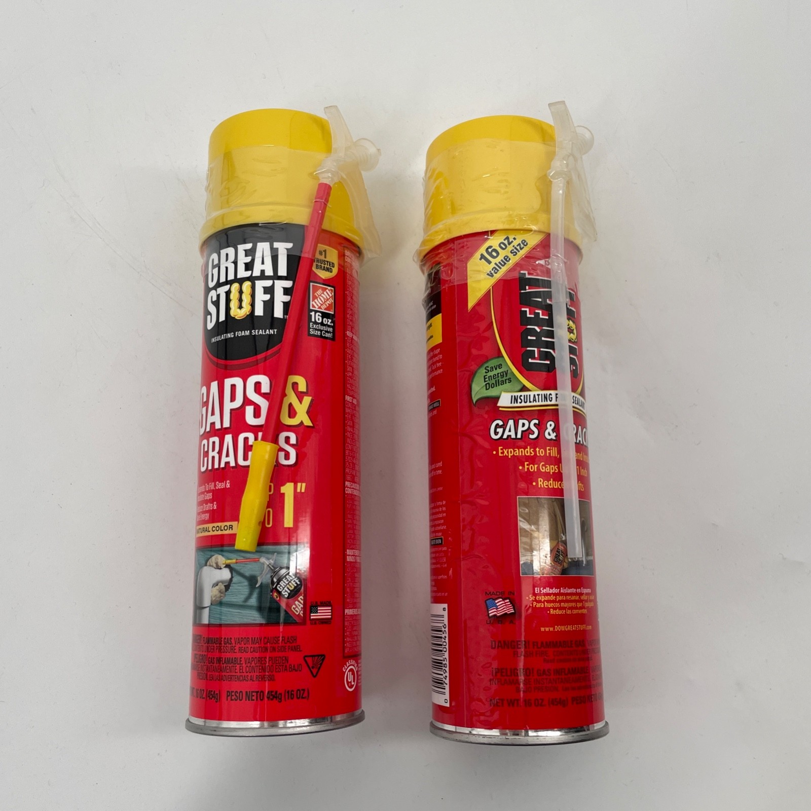 Great Stuff Gaps & Cracks Expanding Foam Sealant Insulation 16oz