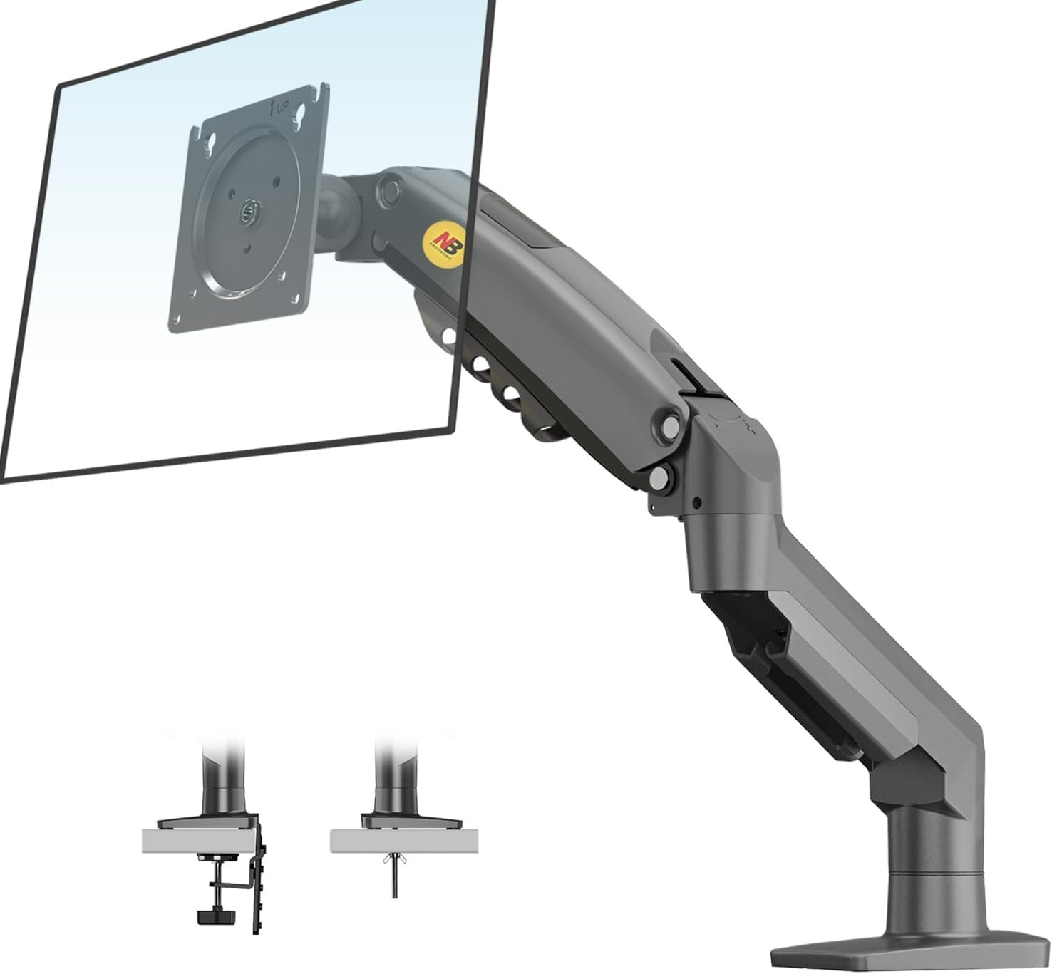 Monitor Mount,Fits 17-30"/Bigger Computer Monitors(Within 19.8lbs Adjustable