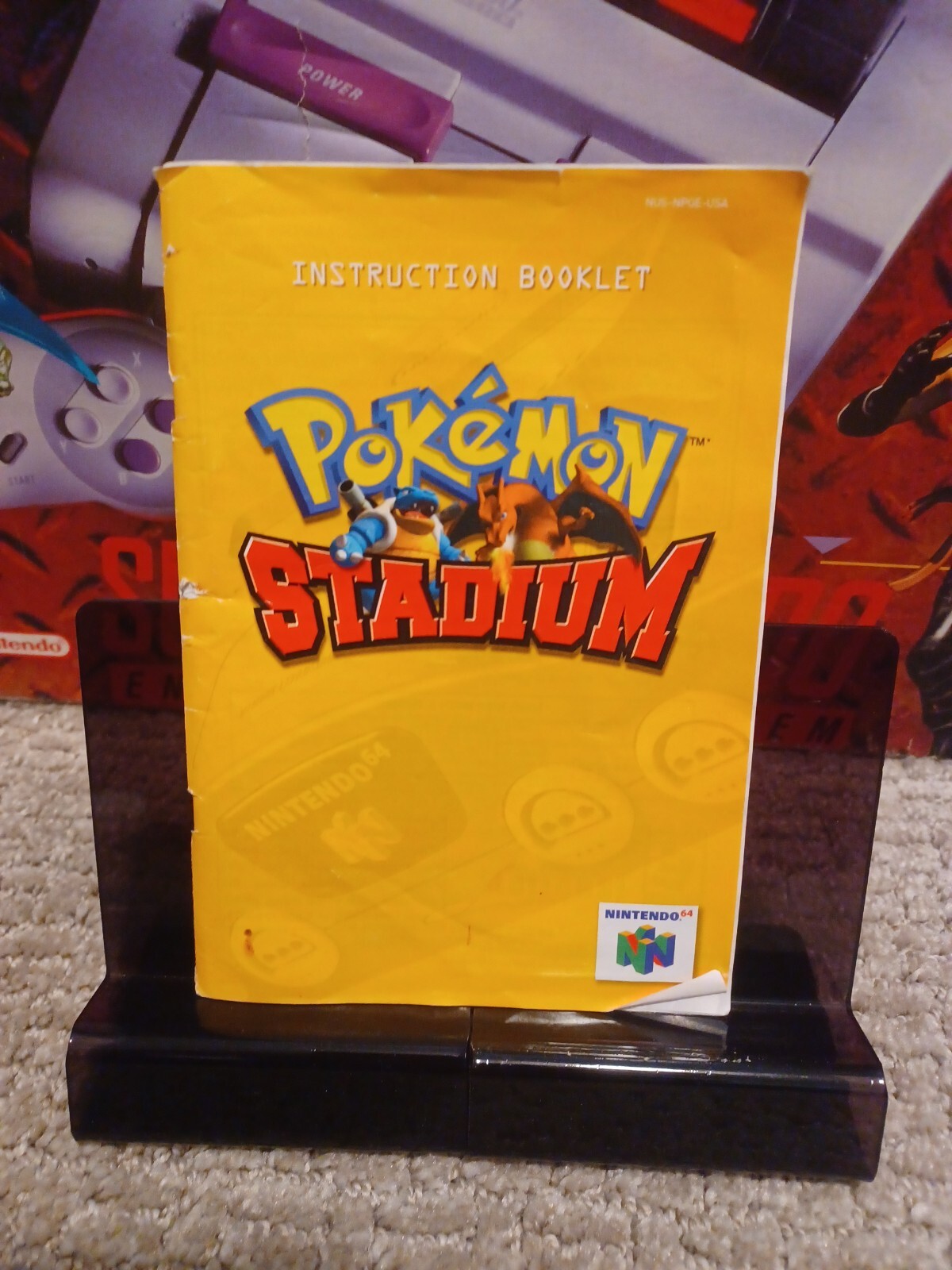 Pokemon Stadium Instruction Manual ONLY! (Nintendo 64, N64) Booklet