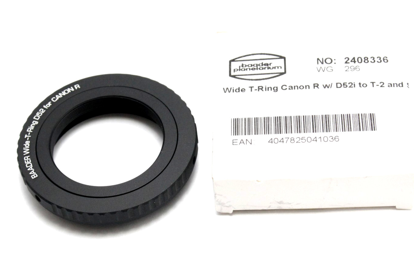 Baader Wide T Ring for Canon R Bayonet with D52i to T-2 & S52 #TRING-CRW 2408336