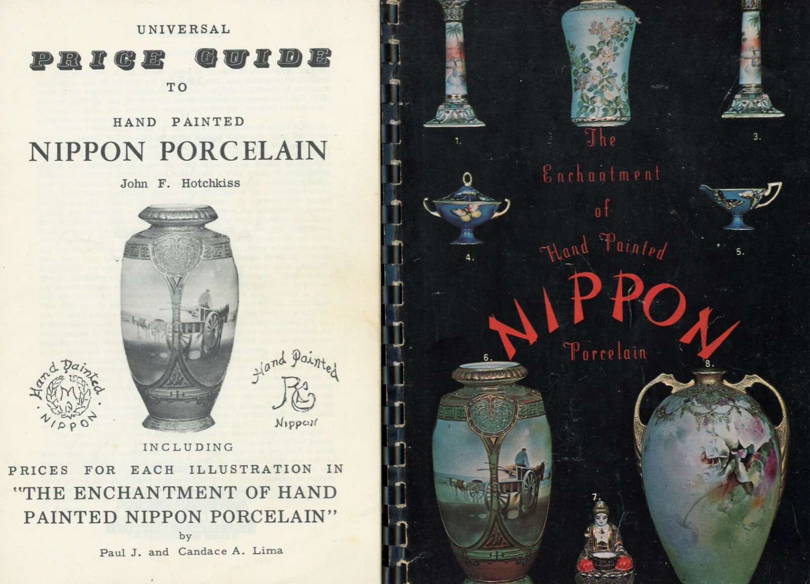 Hand Painted Japanese Nippon Porcelain - Patterns Marks / Book + Values