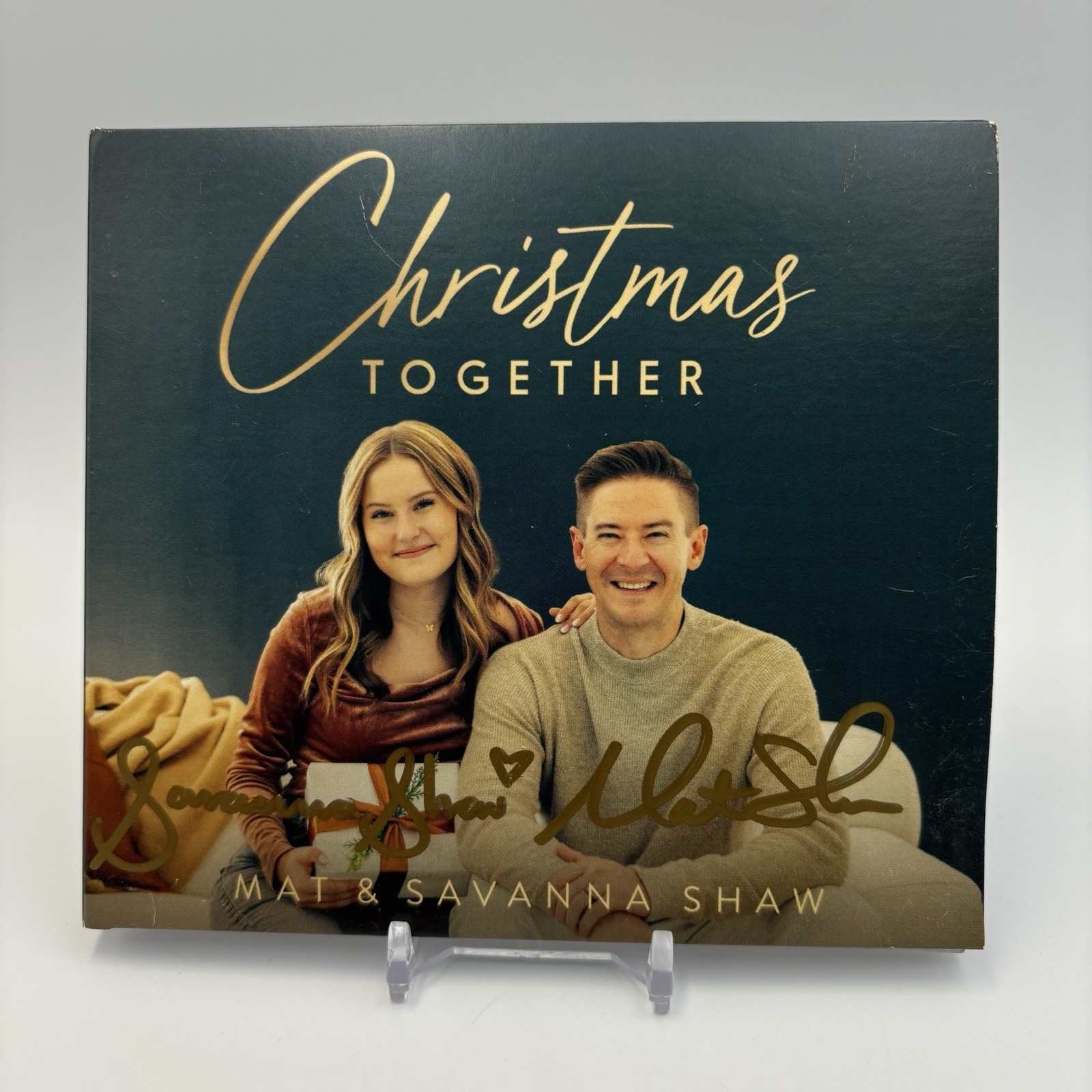 Mat & Savanna Shaw Christmas Together Signed Cd - Autograph