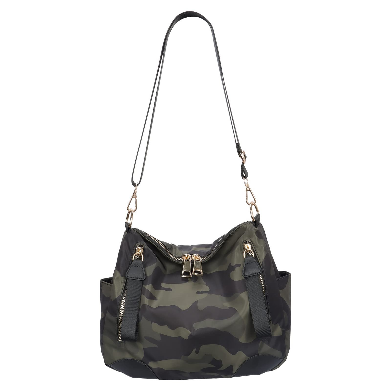 PAKFIEKS Women Nylon Crossbody Bag Hobo Tote Bag Large Capacity Anti-theft Li...