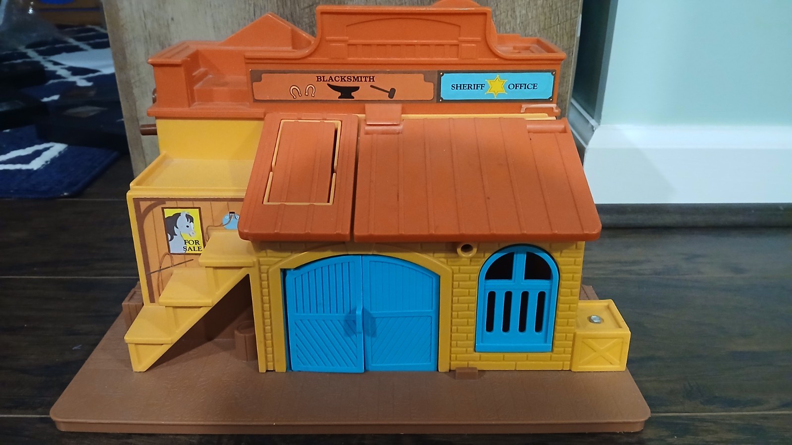 Vintage Fisher Price Little People Western Town 1982 #934
