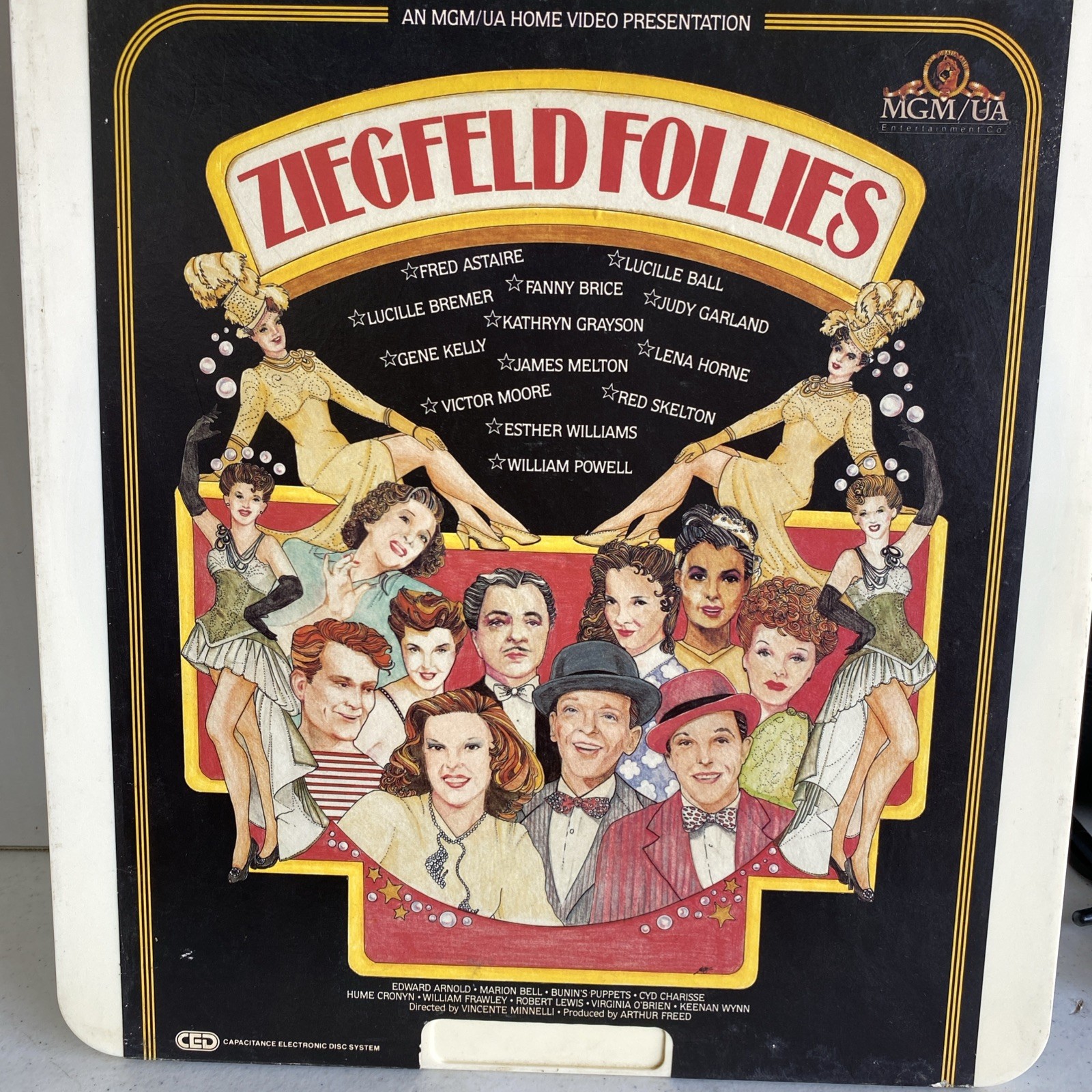 Ziegfeld Follies VideoDisc CED 1983 MGM Home Entertainment MD-100173 
