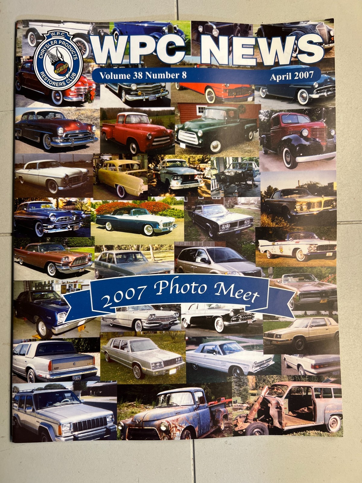 WPC News Club Magazine Vol. 38 No. 8 April 2007 Photo Meet